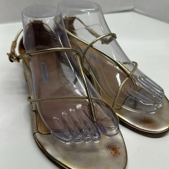 Emme Parsons String in Gold Napa - size 9 - Picture 4 of 16